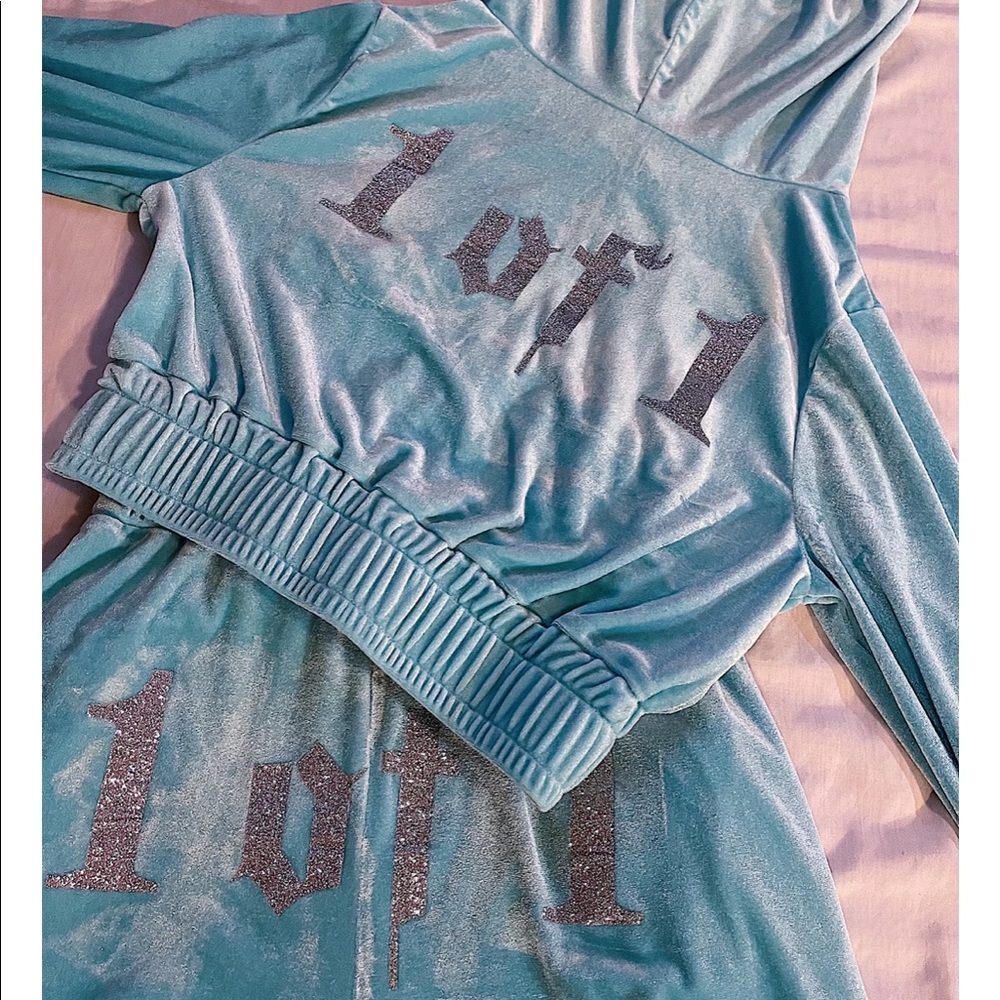 Labeled 1 Of 1 Velour Set - image 1